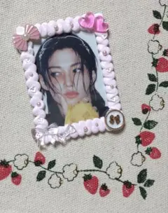 ホイップデコ♡リボン♡ハート♡トレカケース　推し活