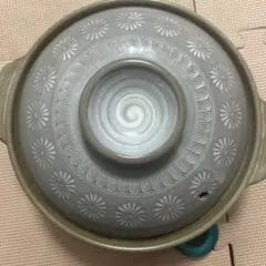 花柄模様 土鍋 陶器製 鍋料理のサムネイル