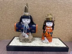 江戸木目込人形 春かすみ 雛人形 親王飾り 伝統工芸士 作品 - メルカリ