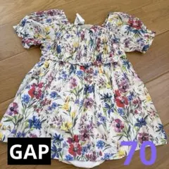 【新品】GAP 花柄ワンピース　70のサムネイル