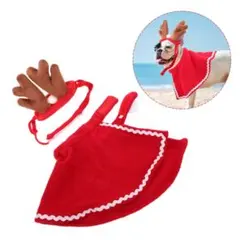 犬 犬服 衣装 クリスマス 衣装 トナカイのサムネイル