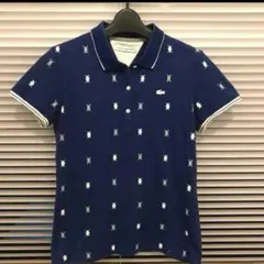 ラコステ　LACOSTE SPORT ポロシャツ　アーガイル　白ワニ