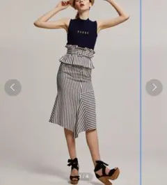 REDYAZEL ストライプスカート