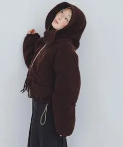 KBF リバーシブルパデッドジャケット【BRN×CREAM】 アウターのサムネイル