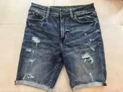 American Eagle デニム ハーフパンツ ダメージ アメリカンイーグルのサムネイル