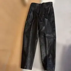 ficce ブラックレザーパンツ Sのサムネイル