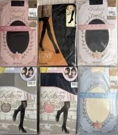 フクスケ 色柄タイツ 6点セット