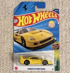 ホットウィール ベーシックカー　フェラーリ F40 コンペティツィオーネ　黄