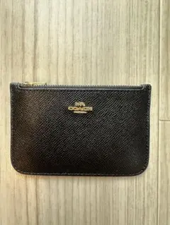 n*i様 COACH ブラック コンパクト フラグメントケース - メルカリ