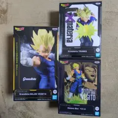 最新プライズフィギュアセット ドラゴンボール ベジット 魔人ベジータ トランクス