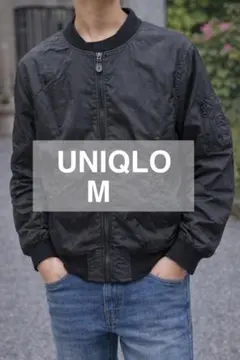 UNIQLO MA-1 フライトジャケット 黒