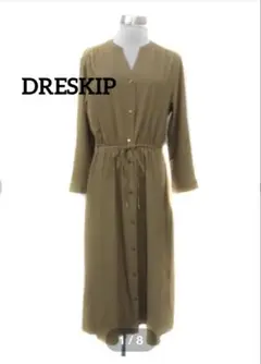 SHOO-LA-RUE DRESKIP カーキ シャツワンピース　Mサイズ