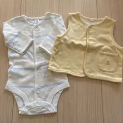 babyGAP ベビー ロンパース 、ベスト 2点セット 60cm