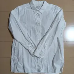 ホワイト 長袖シャツ Mサイズ 無印良品のサムネイル