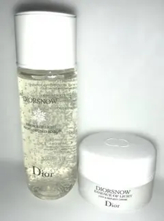 DIORSNOW ESSENCE OF LIGHT 化粧水・クリーム 2点セット