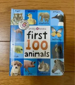 【新品】first 100 animals 知育絵本 英語