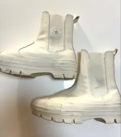 コンバース オールスター サイドゴア ホワイト・アイボリー 23cm