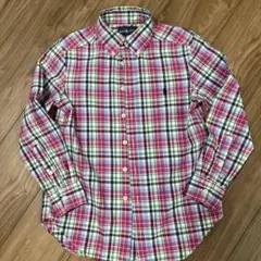 Ralph Lauren チェック柄 長袖シャツ 5(8)140cm