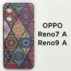 OPPO Reno7 A Reno9 A ケース エスニック タイルのサムネイル