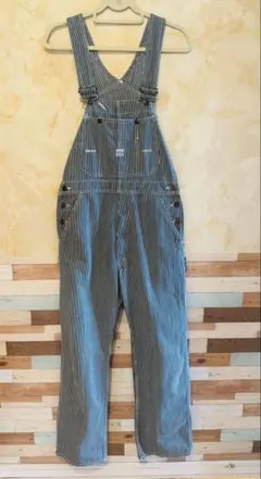 ☆★希少ビッグジョン ・ヒッコリーデニム オーバーオール ☆メンズM相当★☆