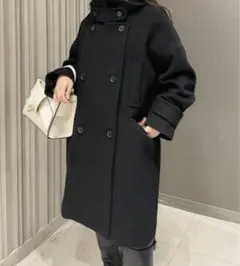 専用　フレイアイディー　バルマカンハーフコート　黒 ウールコート 楽天市場】【即日出荷】(セール40%OFF) FRAY I.D フレイアイディー