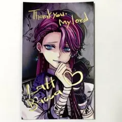 悪魔執事と黒い猫 あくねこ バレンタイン トレカ風カード レア 箔押し ラト