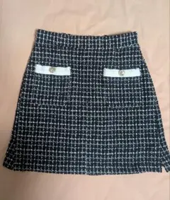 【ems excite】ツイードスカート インナーパンツ付き