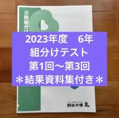 最新！未使用原本！新6年2025年3月度入室組分けテスト　解答用紙付 2025年最新】組分けテストの人気アイテム - メルカリ