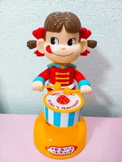 ペコちゃん ペコちゃんフェスタ人形 ゼンマイ式 未使用品 不二家 ペコちゃん☆ 懸賞当選品 フェスタ人形 ゼンマイ式 お買い得