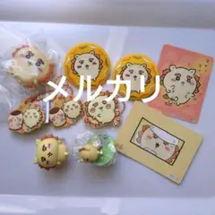 ちいかわ　シーサー　缶バッジ　シール　フィギュア　ガチャ　ラバーマスコット