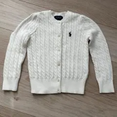 Polo Ralph Lauren ホワイトカーディガン 4T