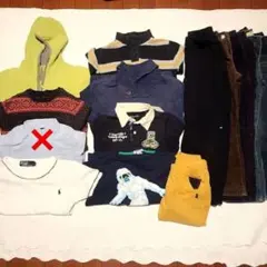 男子120〜130秋冬物15点まとめ売り