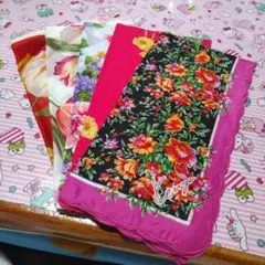 KENZO ／花柄ハンカチ ５枚セット