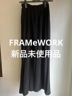 FRAMeWORK カットナロースカート ブラック 36のサムネイル