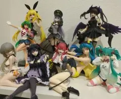 【開封品/箱無し】美少女フィギュアまとめ売り　9体セットのサムネイル