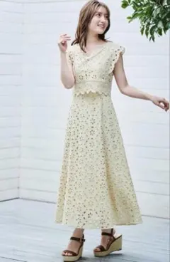ノエラ♡コットンレースワンピ