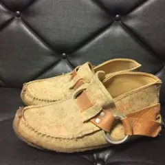 ユケテン 小花柄 24.5cm モカシンのサムネイル