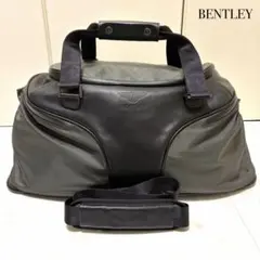 【希少】BENTLEY ゴルフ ボストンバッグ 2WAY ショルダー付