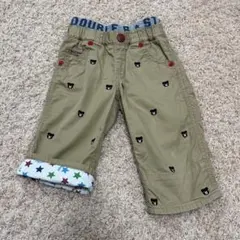 ミキハウス　ダブルビー　プチベア　刺繍　ハーフパンツ　男の子　110