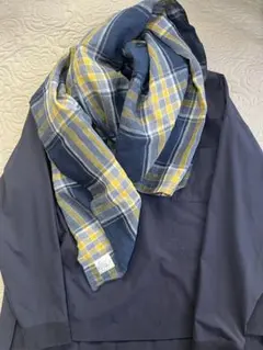 パラスパレス　大判ストール　麻100%のサムネイル