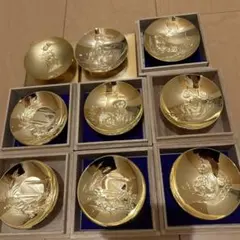 ピ*ス様 24KGP金盃 まとめ 高砂殿 記念品 金属工芸 13個 - メルカリ
