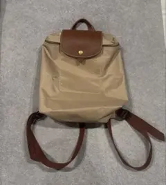 ロンシャン　ベージュ　リュック