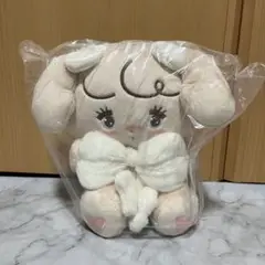 【未開封】mikko 抱きしめおリボンBIGぬいぐるみ ナッツ