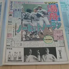 湯舟ノーヒットノーラン デイリースポーツ