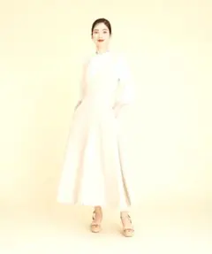 Sybilla(シビラ)ノースリーブ　リネン　ワンピース