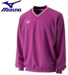 美品　Mizuno ミズノ　マゼンタカラー Vネック テニス　バドミントン　　S