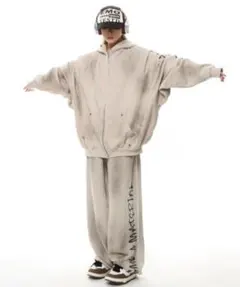 mushwear セットアップ　Mサイズ　白