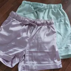 チュチュアンナ サテンショートパンツ M～L 2枚セット ルームウェア