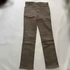 【VertDense】カーキ　ブーツカットデニム　Sサイズのサムネイル