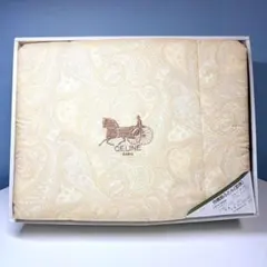 G678 未使用品 CELINE 馬具柄 肌掛布団 2枚セット 140×190 即購入OK】CELINE セリーヌ 合繊肌掛けふとん 140×190cm - メルカリ